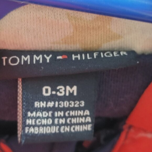 Tommy Hilfiger Infant Snowsuit Sz 0-3 Months  Spellout Winter Wear Cold Weather - Picture 6 of 9